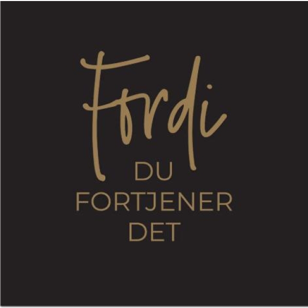 Serviett - Fordi du fortjener det