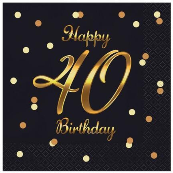 Serviett - 40år