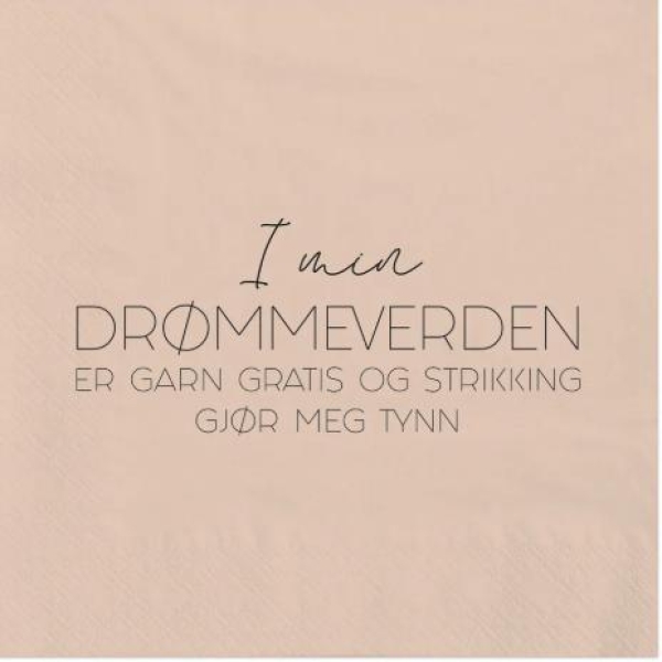 Serviett - I min drømmeverden