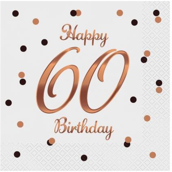 Serviett - 60år