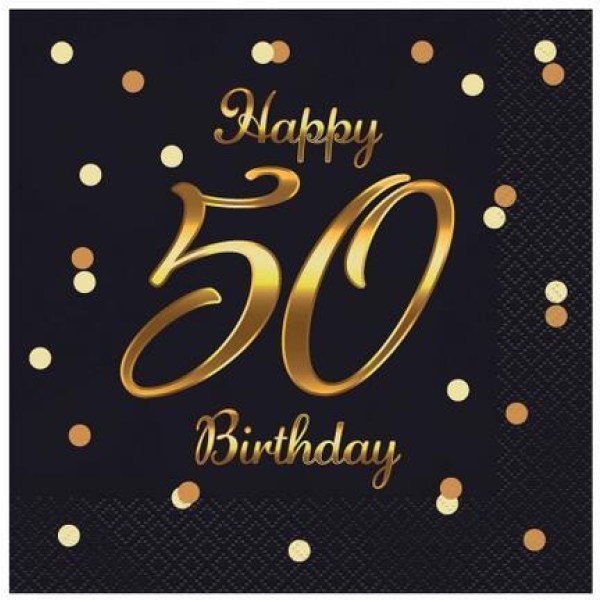 Serviett - 50år
