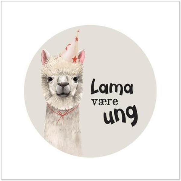 Serviett - Lama