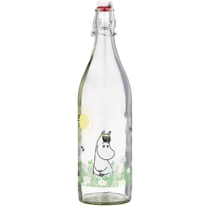 Mummi - glassflaske i hagen - 1l