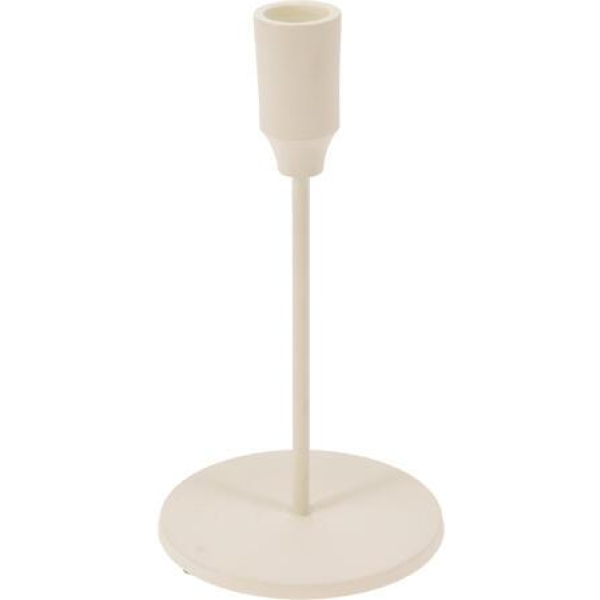 Lysestake - hvit 19cm