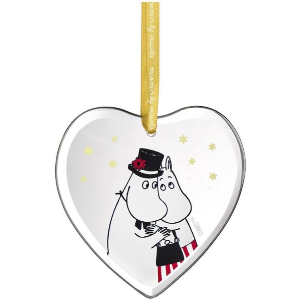 Mummi Glassdekor - Mamma og Pappa 8cm - Bilde 2