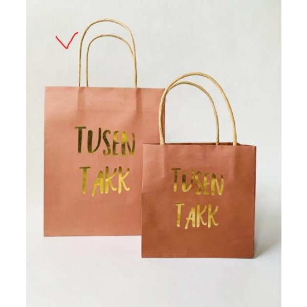 Gavepose -  Tusen takk