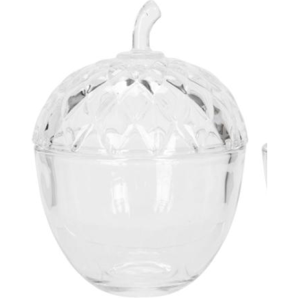 Glasskrukke - Nøtt liten