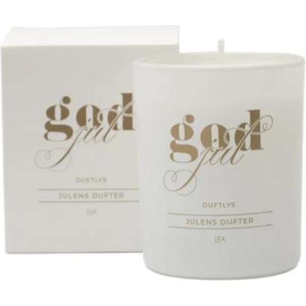 Lea Duftlys - god jul hvit
