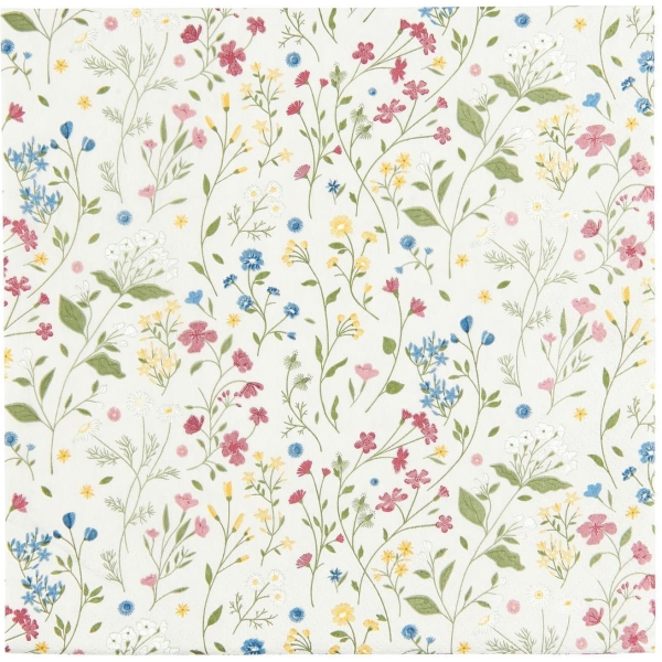 Ib Laursen - blomsterServiett 50stk