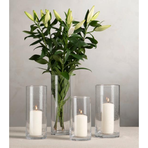 Sylindervase bobler 30 cm