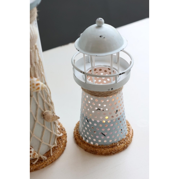 Fyrtårn med led - h15cm