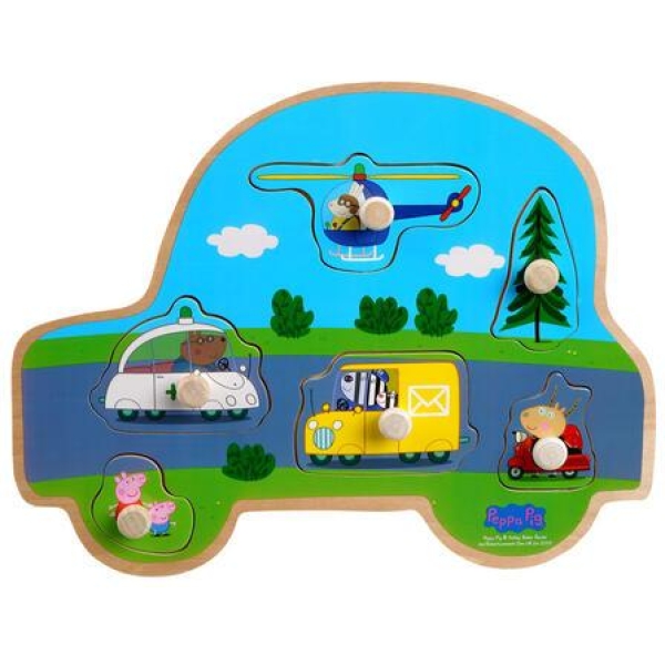 Peppa gris Puslespill 6 brikker 2+