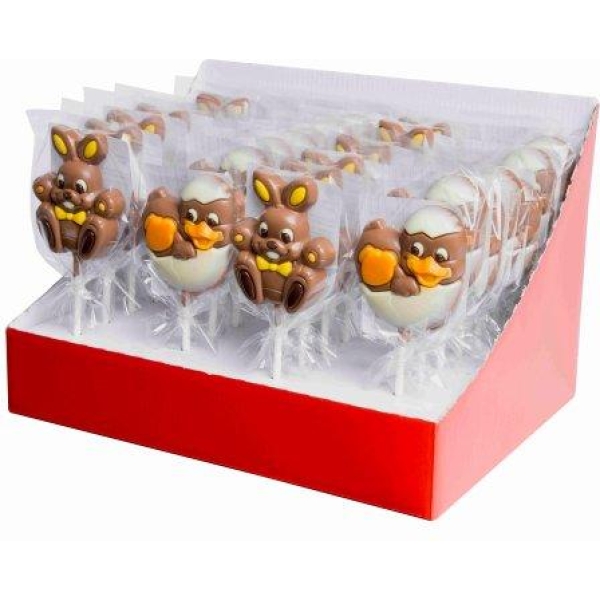 Sjokolade Lollipop Påske 30gr ass