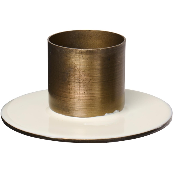 Lysestake til 3,8 cm lys - buttercream