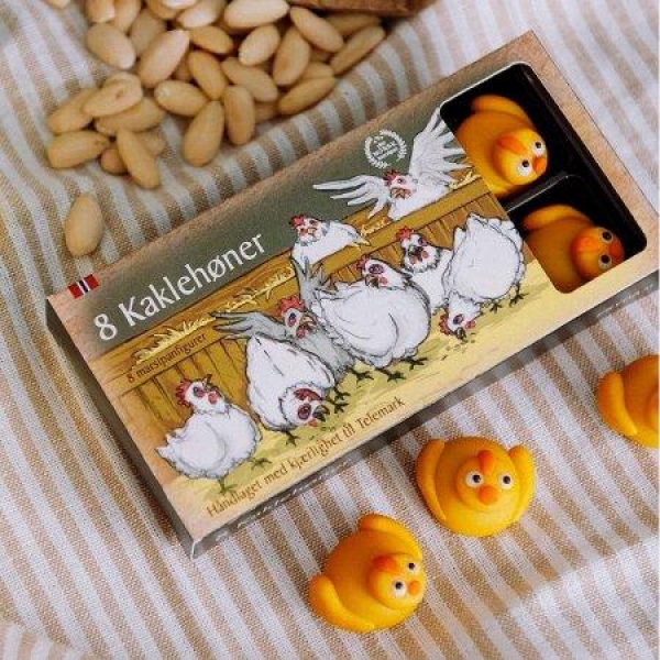 Fryda marsipan - 8 Kaklehøner